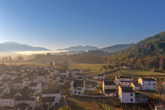 江南山村秋色图片下载