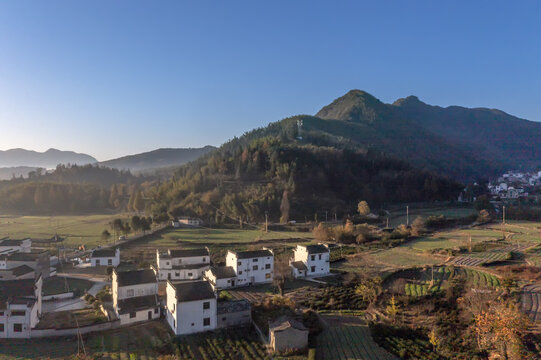 皖南山村秋色图片下载