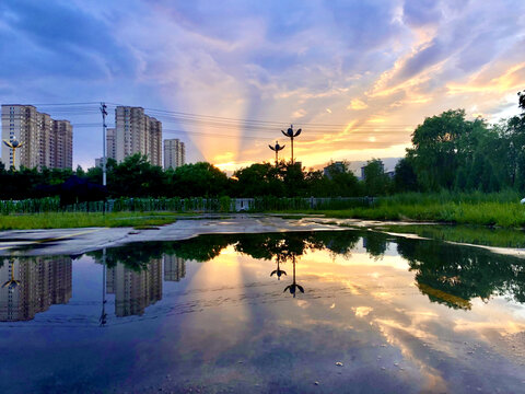 雨后的一束光