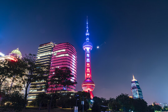 东方明珠夜景