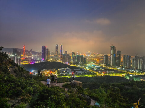 横琴澳门全景