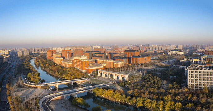 浙江大学紫金港校区晨曦