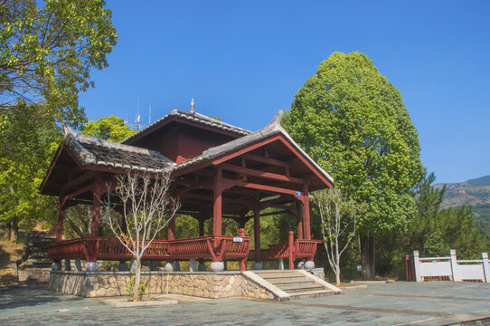 龙岩永定高北土楼群观景台