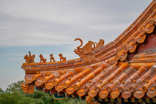 中国古代建筑琉璃瓦屋脊兽