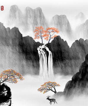 山水画