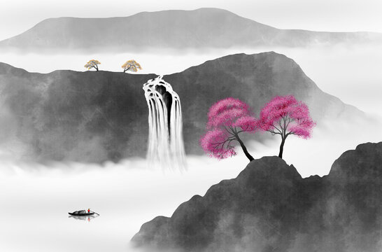 意境山水画