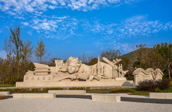 黑龙江黑河展园雕塑