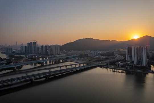 珠海城市风格夜景