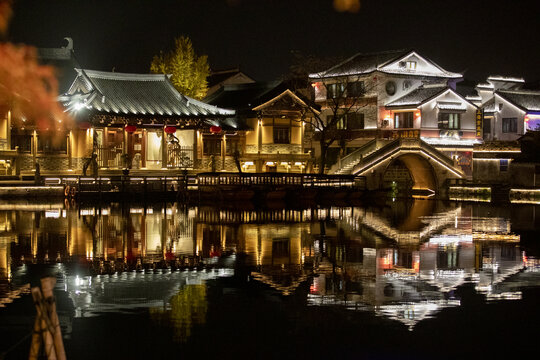 锦溪夜景