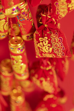 春节喜庆红色背景
