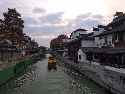 南京夫子庙河道景观