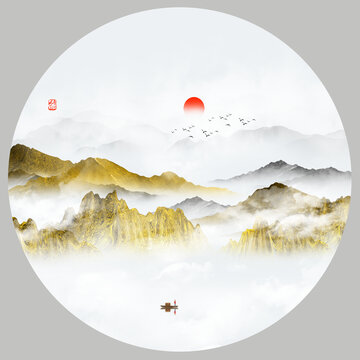 山水画