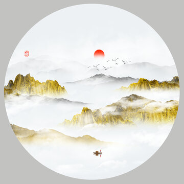 山水画