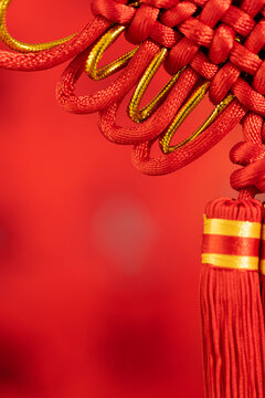 中国结特写春节喜庆图片