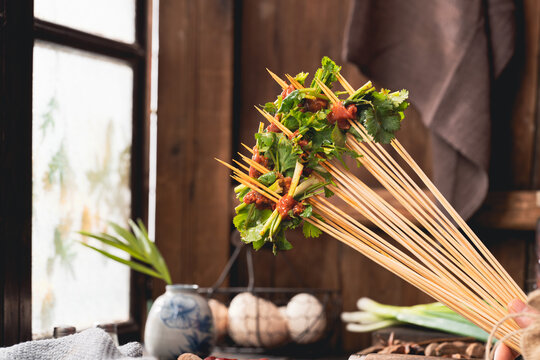 牛肉串串火锅