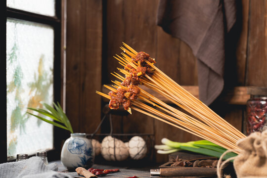 特色牛肉串串火锅