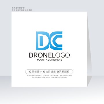 DC字母标志CD标志