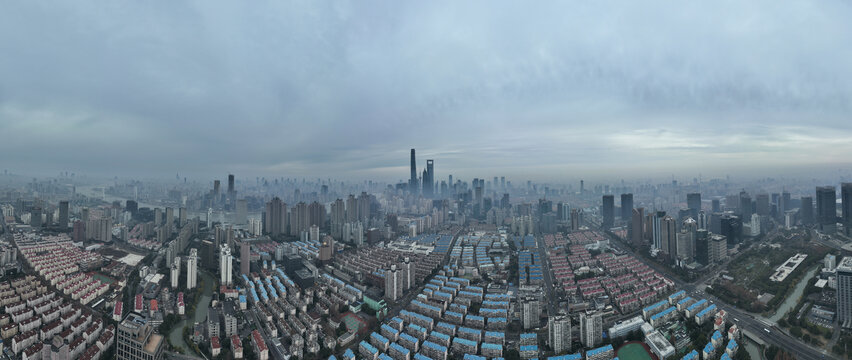 上海天际线全景