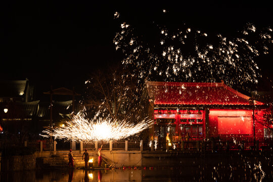 古镇夜景