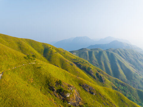 武功山地质公园初秋自然风光
