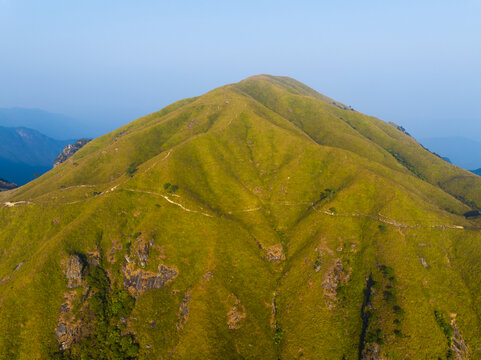 武功山地质公园初秋自然风光