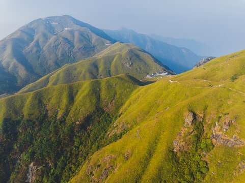 武功山地质公园初秋自然风光