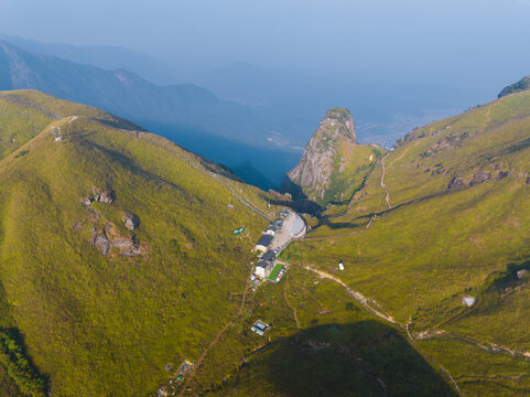 武功山地质公园初秋自然风光