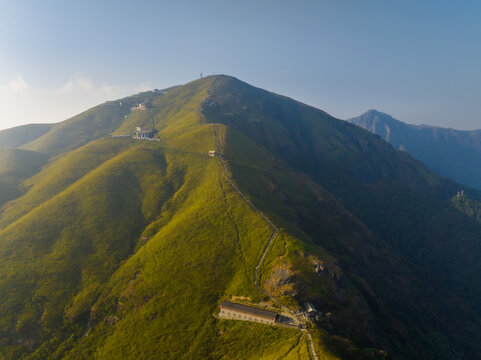 武功山地质公园初秋自然风光