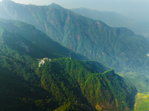 武功山地质公园初秋自然风光