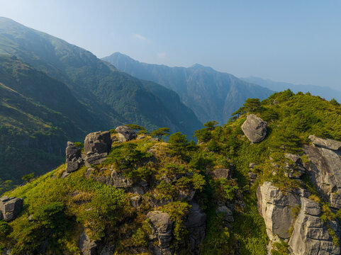 武功山地质公园初秋自然风光