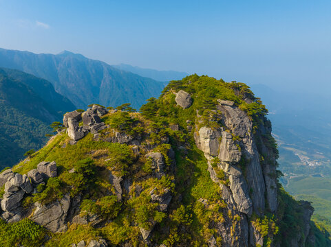 武功山地质公园初秋自然风光