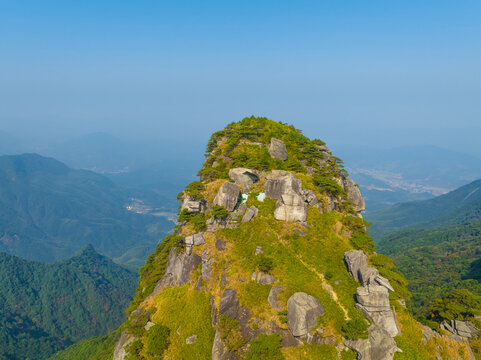 武功山地质公园初秋自然风光