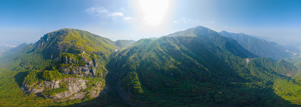 武功山地质公园初秋自然风光