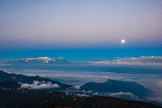 贡嘎雪山