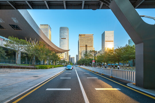 城市道路和城市建筑