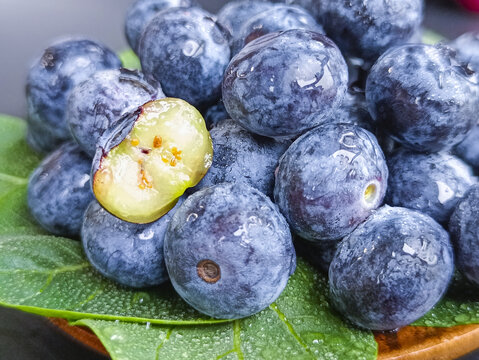 浆果果肉蓝莓
