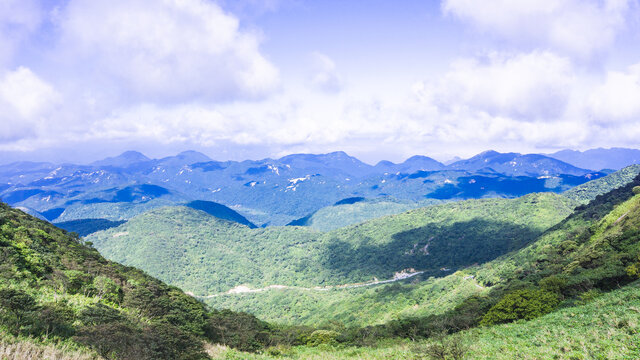 广东第一峰高山云海