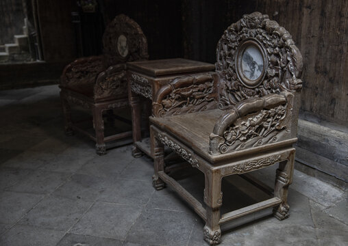 古董太师椅