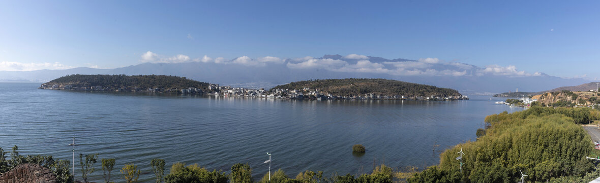 云南大理洱海自然风景