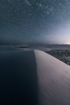 雪地星空