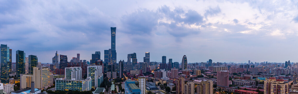 北京国贸CBD中央商务区风光