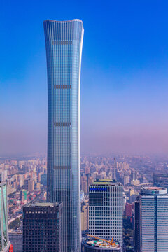 北京国贸CBD中央商务区地标建筑中国尊