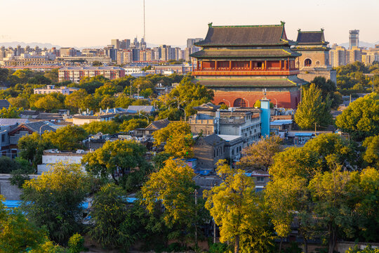 北京鼓楼大街风光