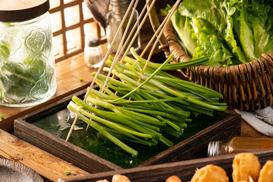 韭菜串串