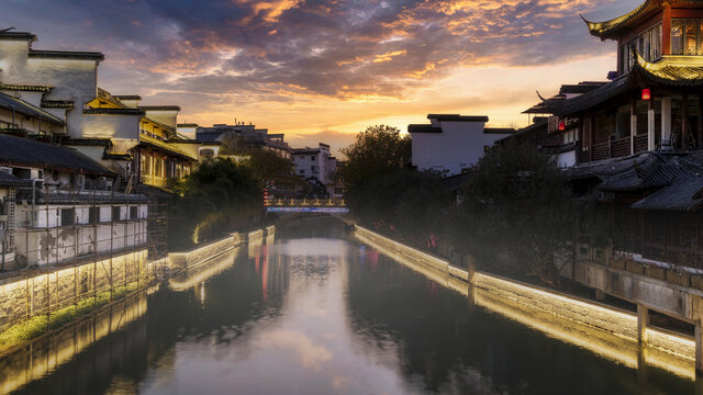 南京秦淮河夜景