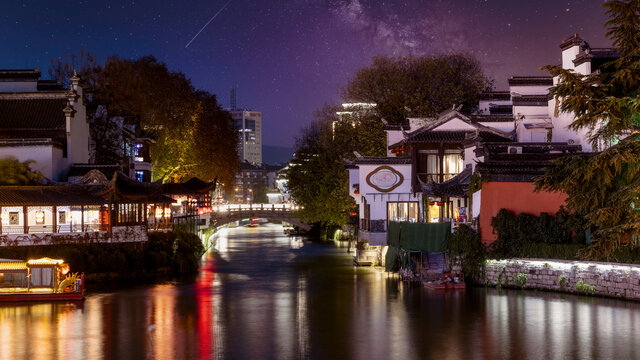 南京秦淮河夜景