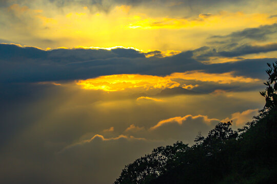 夕阳天空