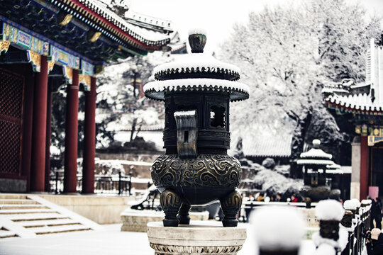 雪染园林