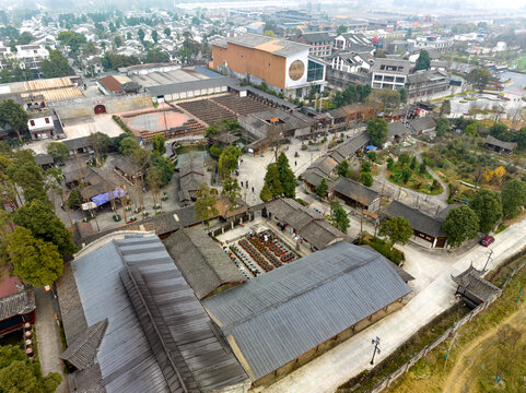 郫县战旗村古街古建筑