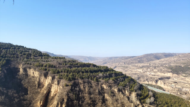 甘肃庆阳山沟西北山沟千沟万壑